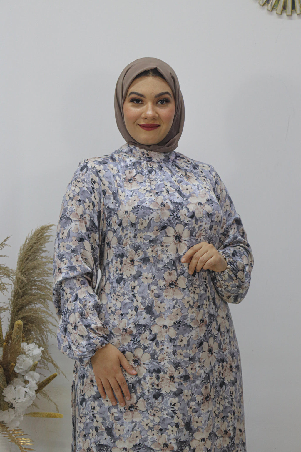 Ensemble Floral Élégance – 2 Pièces