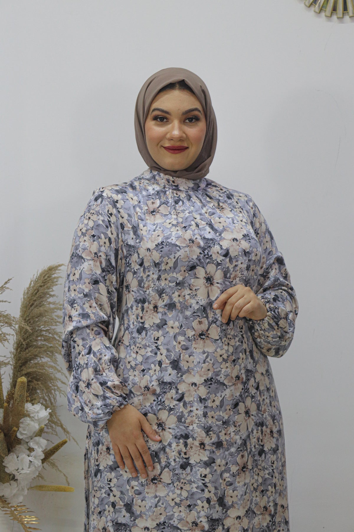 Ensemble Floral Élégance – 2 Pièces