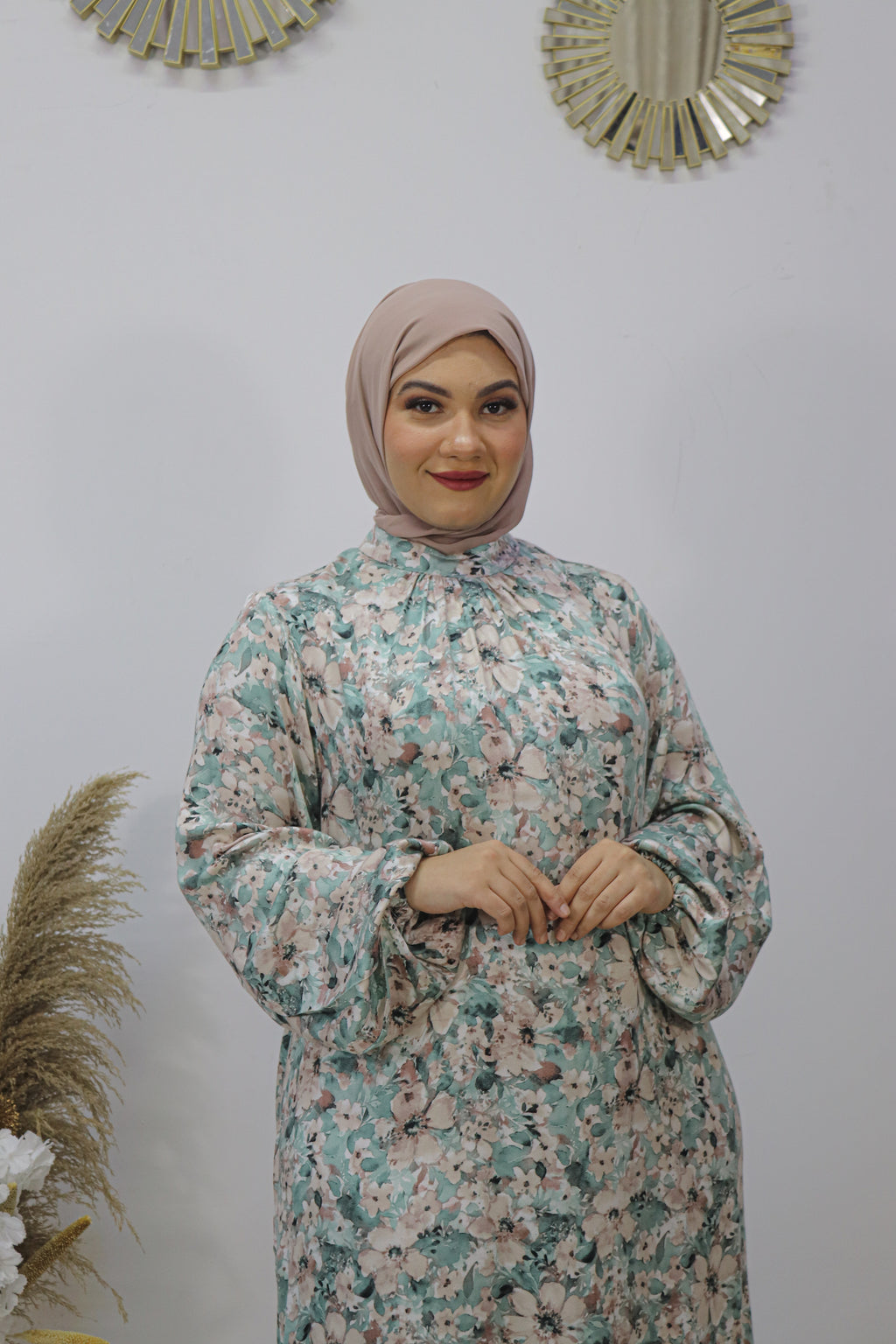 Ensemble Floral Élégance – 2 Pièces
