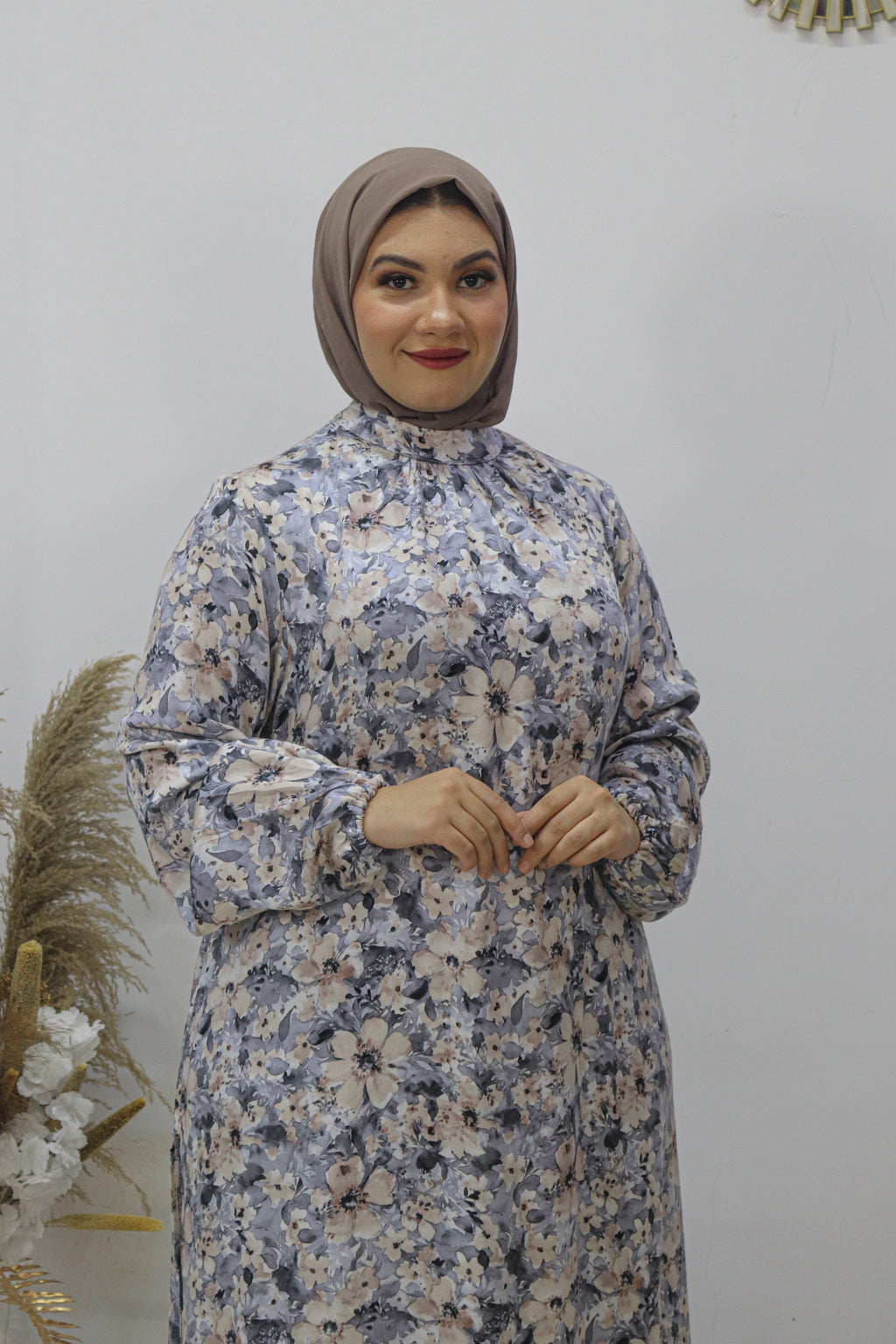 Ensemble Floral Élégance – 2 Pièces