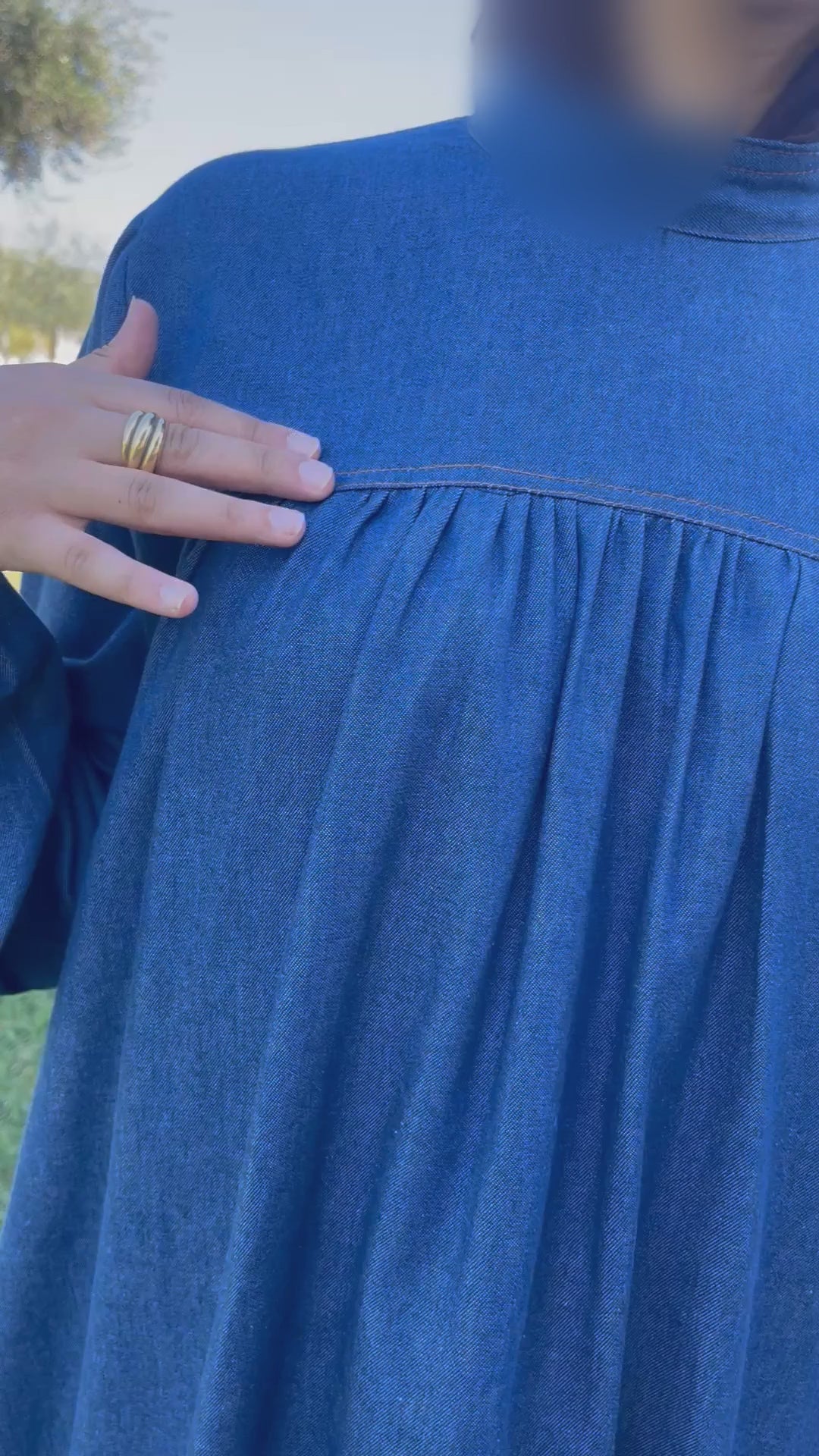Robe Jean – روب جين واسعة وأنيقة